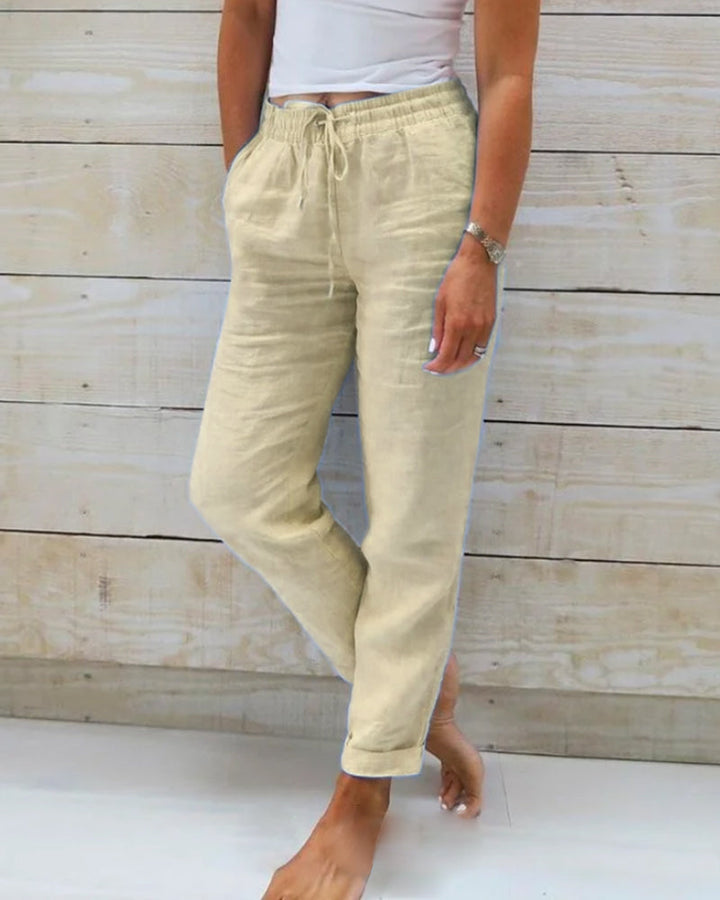 Women's Pants | Relaxed Fit | Spring - Khaki