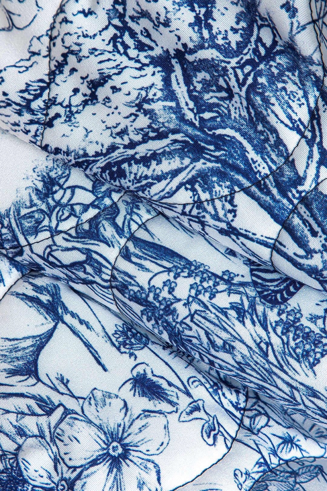 Women's Quilted Jacket | Floral Print | Casual | Autumn