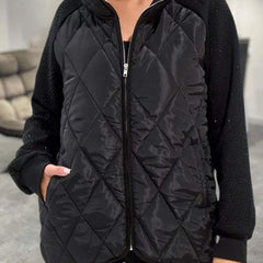 Women's Quilted Puffer Coat | Diamond | Winter
