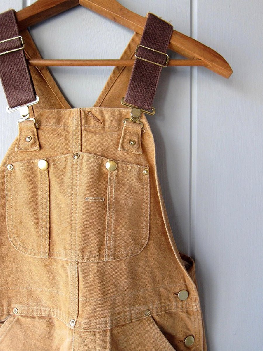 Women's Relaxed-Fit Bib Overall with Adjustable Straps - Cotton