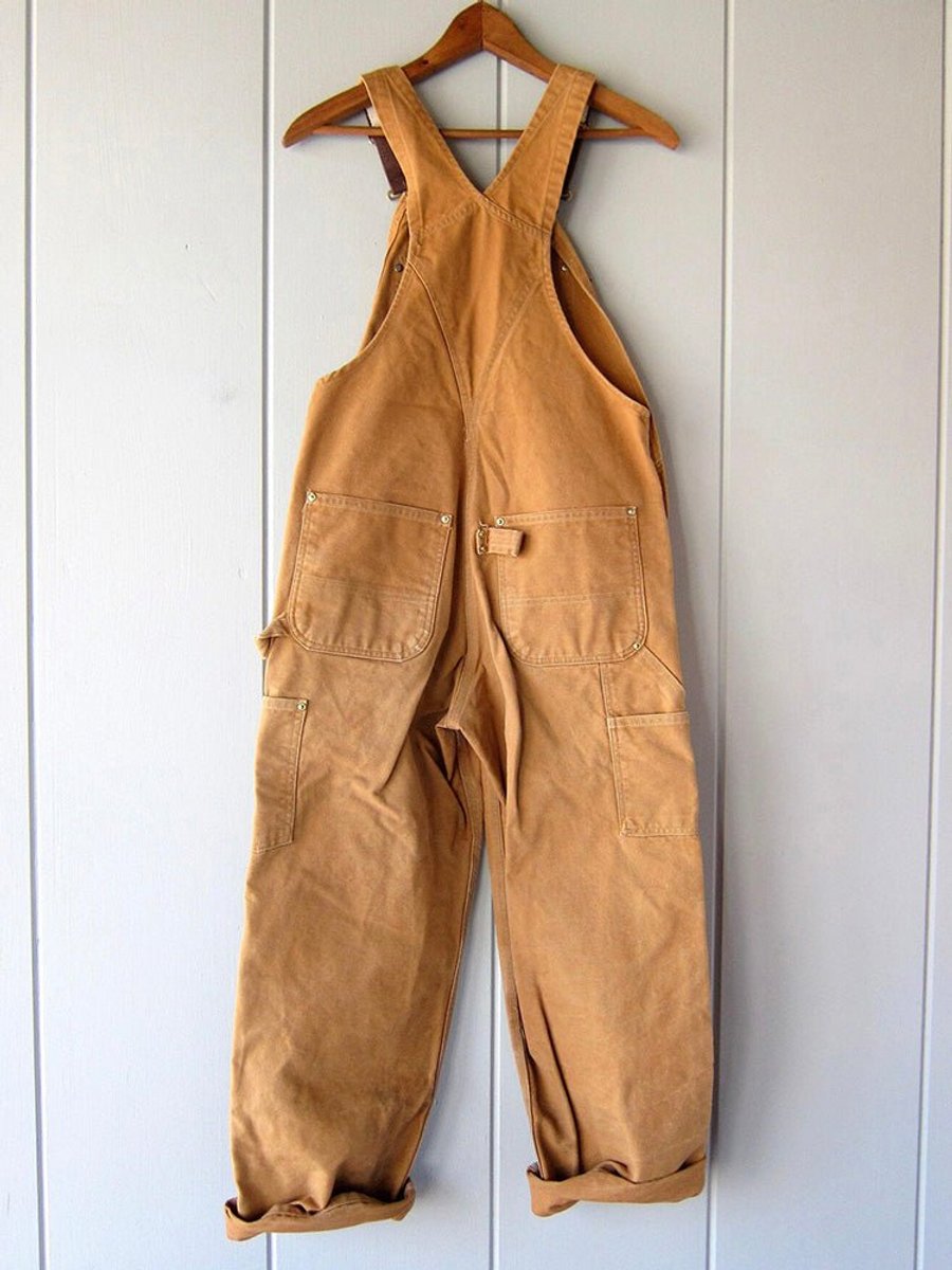 Women's Relaxed-Fit Bib Overall with Adjustable Straps - Cotton