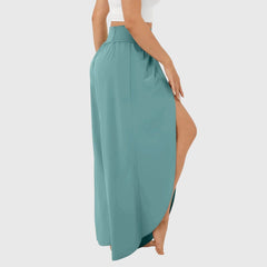 Women's Relaxed Flare Pants - Lightweight Summer Style