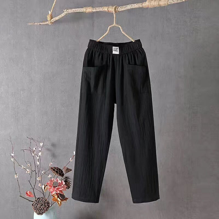 Women's Relaxed Pants | Easy Fit | Spring - Black