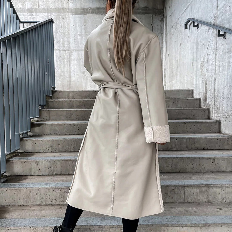 Women's Reversible Coat | Two-Tone Design | Autumn