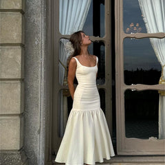 Women's Ruched Maxi Dress | Elegant | Spring