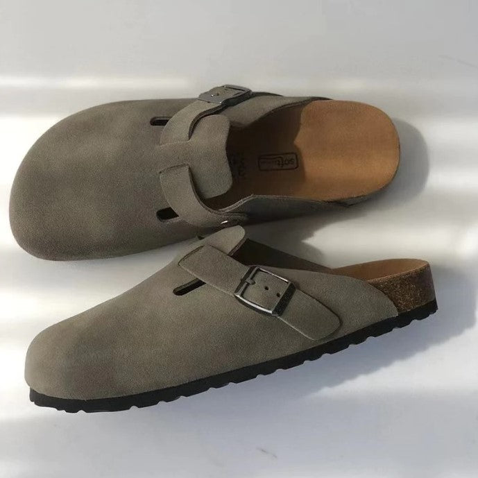 Women's Sandals | Slip-On | Easy Fit | Spring - Dark Gray