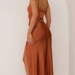Women's Satin Maxi Dress | Spaghetti Straps | Elegant | Summer