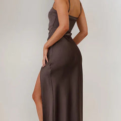 Women's Satin Maxi Dress | Spaghetti Straps | Elegant | Summer