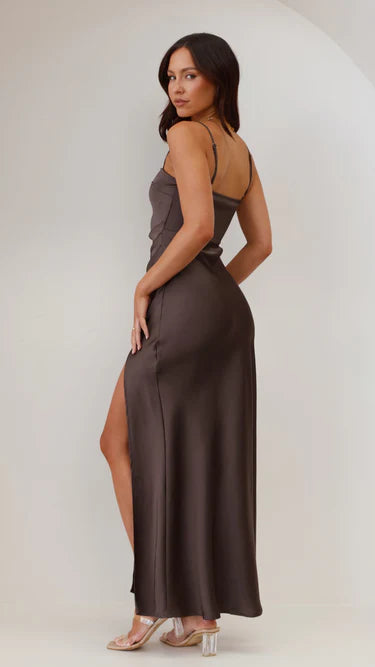 Women's Satin Maxi Dress | Spaghetti Straps | Elegant | Summer