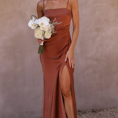 Women's Satin Maxi Dress | Spaghetti Straps | Elegant | Summer