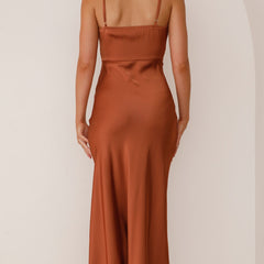 Women's Satin Maxi Dress | Spaghetti Straps | Elegant | Summer