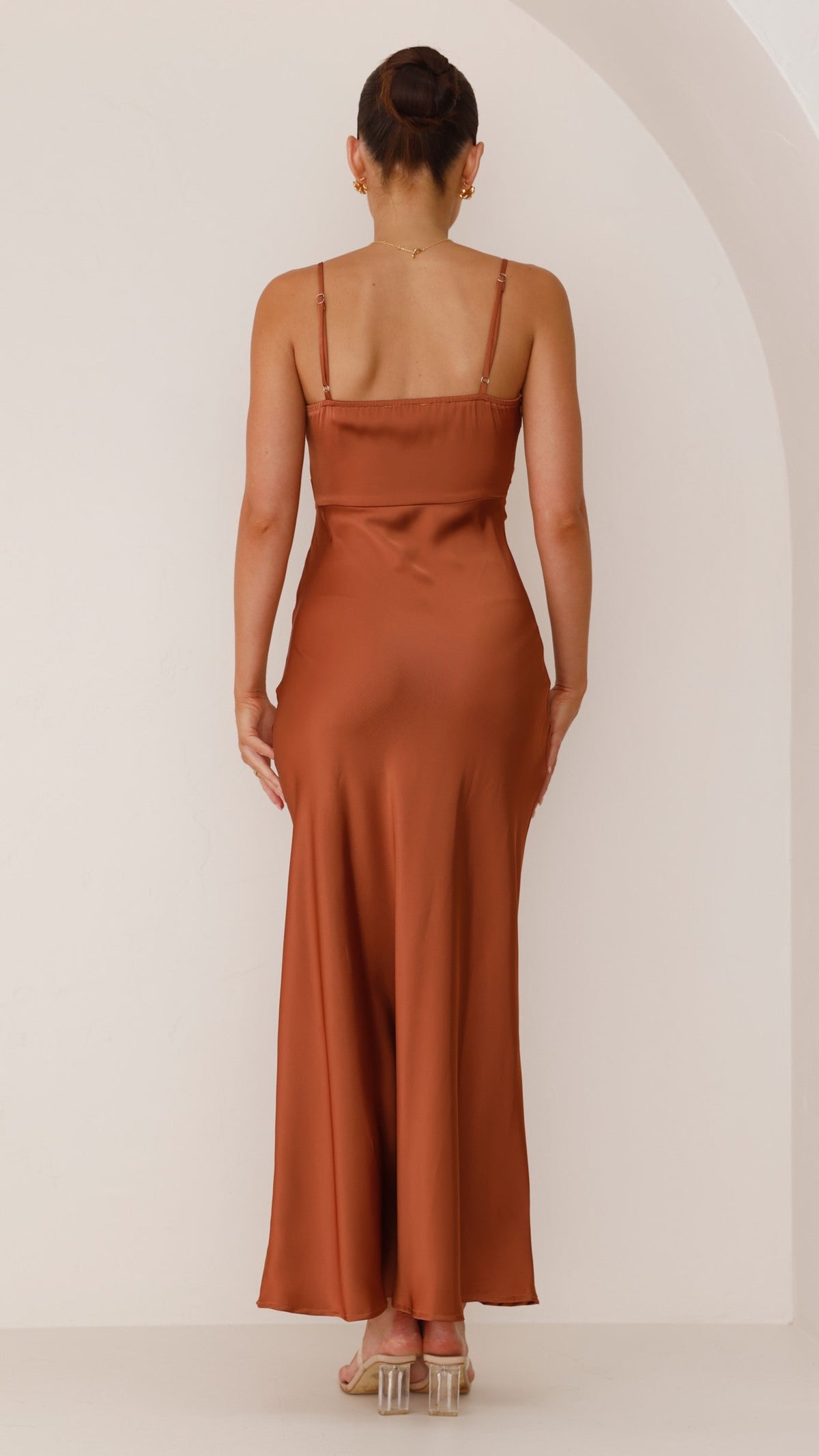 Women's Satin Maxi Dress | Spaghetti Straps | Elegant | Summer