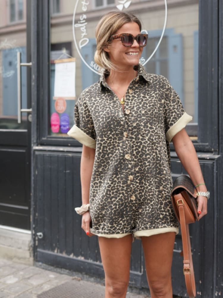 Women's Set | Casual Matching | Button-Up Top | Summer