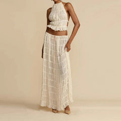 Women's Set | Elegant | Pleated Detail | Summer