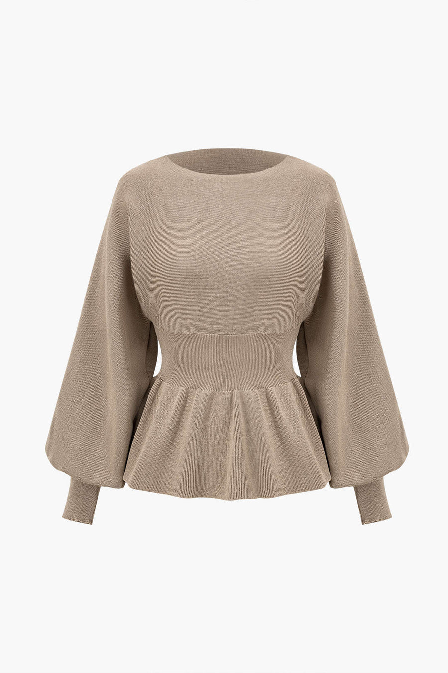 Women's Set | Knit | Peplum Top & Pencil Skirt | Elegant | Fall