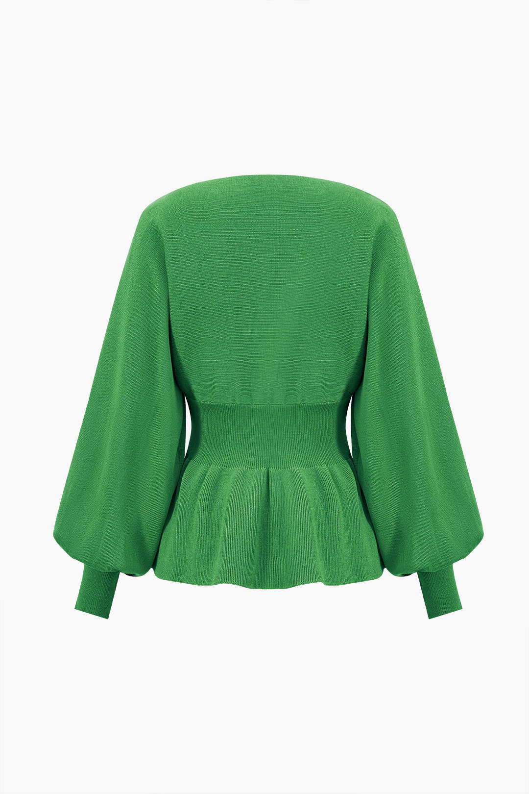 Women's Set | Knit | Peplum Top & Pencil Skirt | Elegant | Autumn