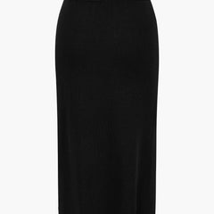 Women's Set | Knit | Peplum Top & Pencil Skirt | Elegant | Autumn