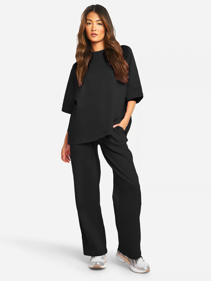 Women's Set | Oversized | Two-Piece | Summer - Black
