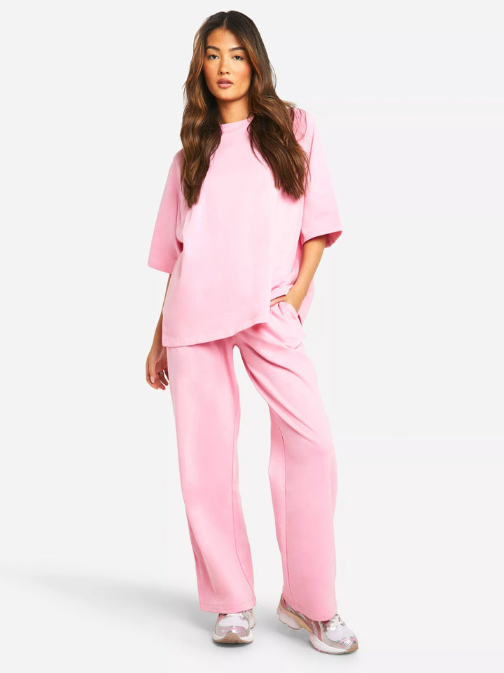 Women's Set | Oversized | Two-Piece | Summer - Pink