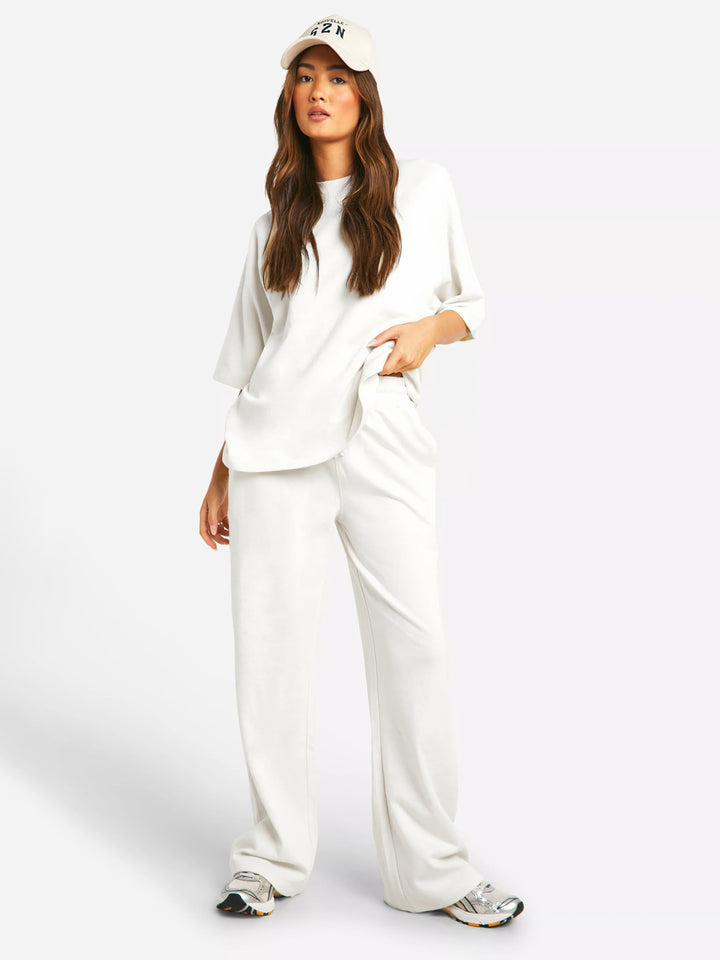 Women's Set | Oversized | Two-Piece | Summer - White