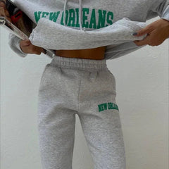 Women's Set | Plus Size | Two-Piece | New York Style | Urban | Autumn - Ash