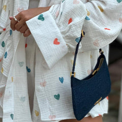 Women's Set | Two-Piece | Heart Print | Shorts | Summer