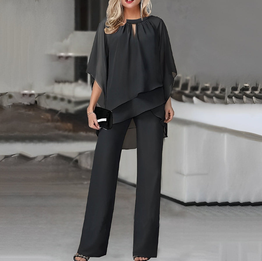 Women's Set | Wide Leg | Summer - Black