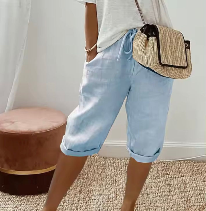 Women's Shorts | Tailored | Summer - Light Blue