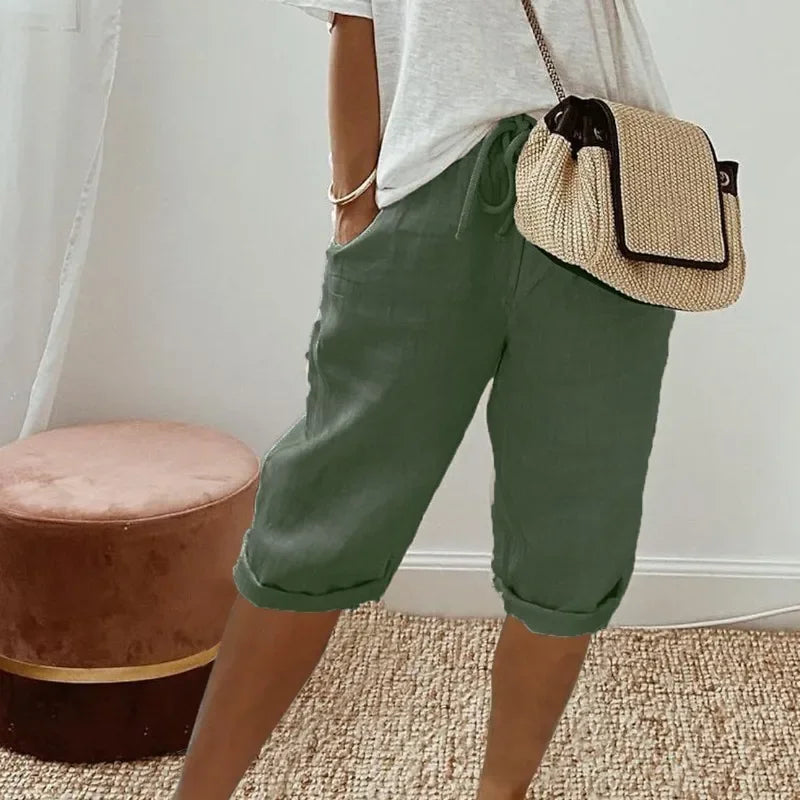 Women's Shorts | Tailored | Summer - Olive
