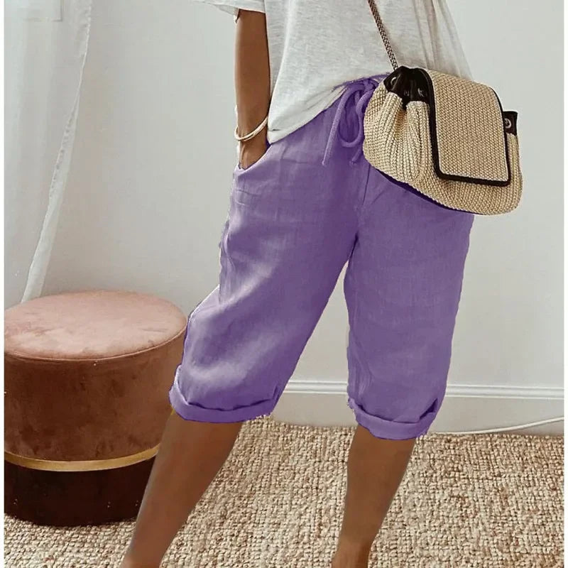 Women's Shorts | Tailored | Summer - Purple
