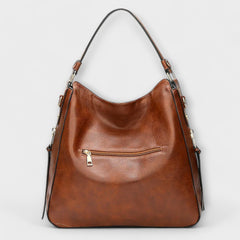 Women's Shoulder Bag with Classic Elegance - Structured Design