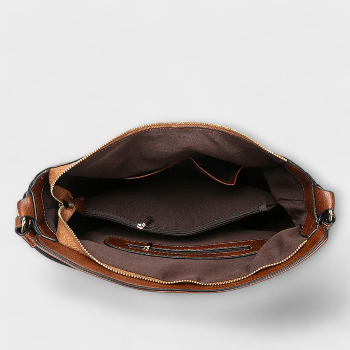 Women's Shoulder Bag with Classic Elegance - Structured Design