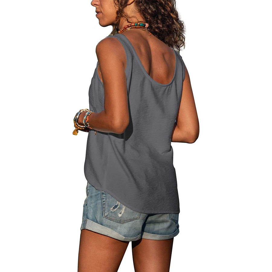 Women's Sleeveless Tank Top - Elegant Ibiza Style | Summer