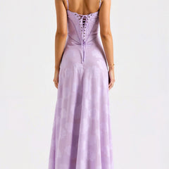 Women's Slip Maxi Dress - Wedding Guest Elegance | Summer