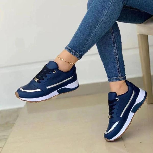 Women's Slip-On Shoes | Active Support | Spring - Blue