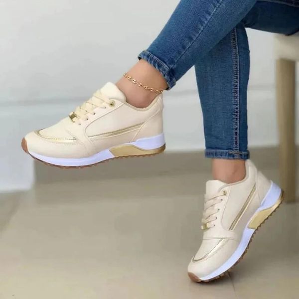 Women's Slip-On Shoes | Active Support | Spring - Gold