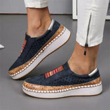 Women's Slip-On Sneakers | Breathable | Summer - Black