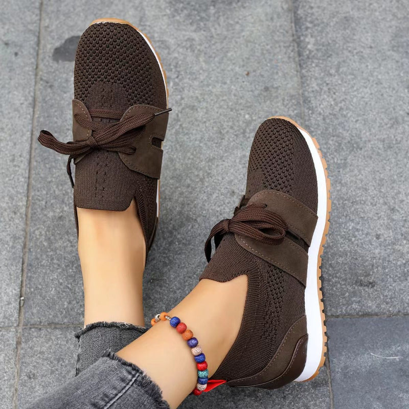 Women's Slip-On Sneakers | Easy Fit | Summer - Brown