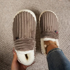 Women's Slippers | Slip-On | Insulated | Winter - Brown