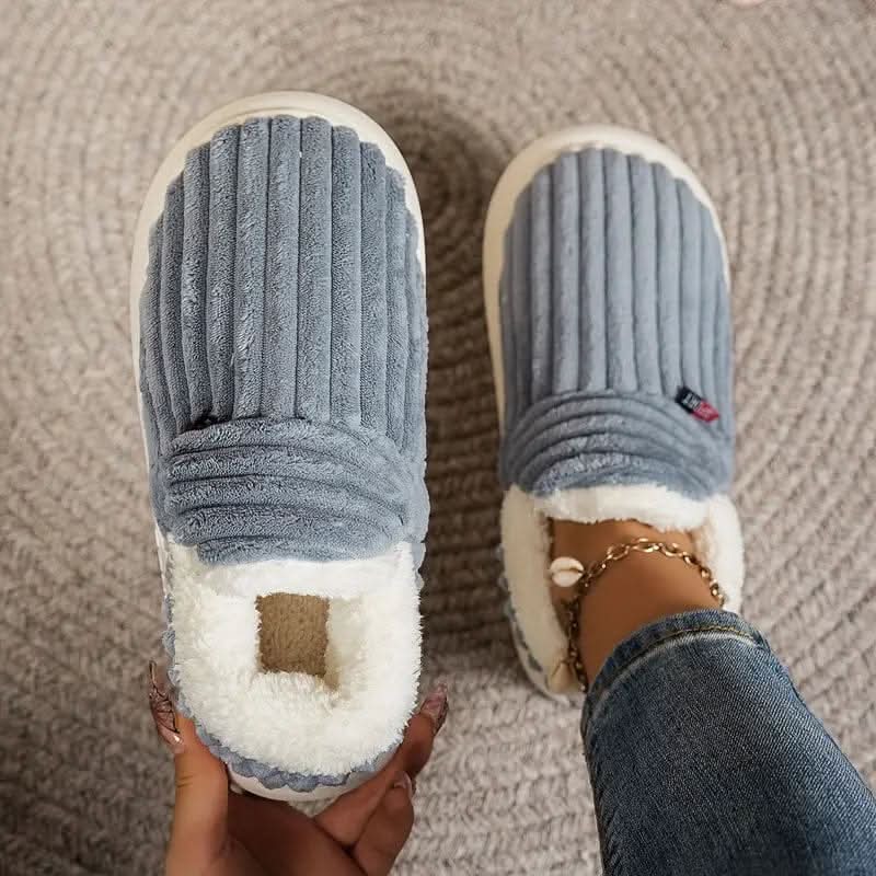 Women's Slippers | Slip-On | Insulated | Winter - Gray