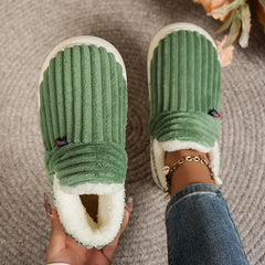 Women's Slippers | Slip-On | Insulated | Winter - Green