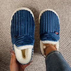 Women's Slippers | Slip-On | Insulated | Winter - Navy