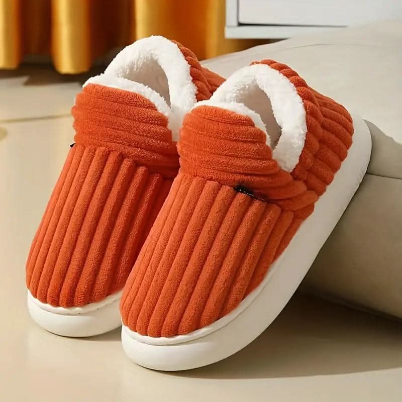 Women's Slippers | Slip-On | Insulated | Winter - Orange