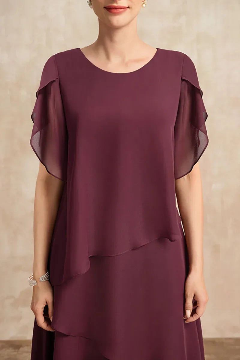 Women's Soft Classic Chiffon Dress - Elegant Flowing Style | Spring