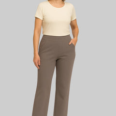 Women's Soft Jersey Pants - Straight Leg Comfort | Spring
