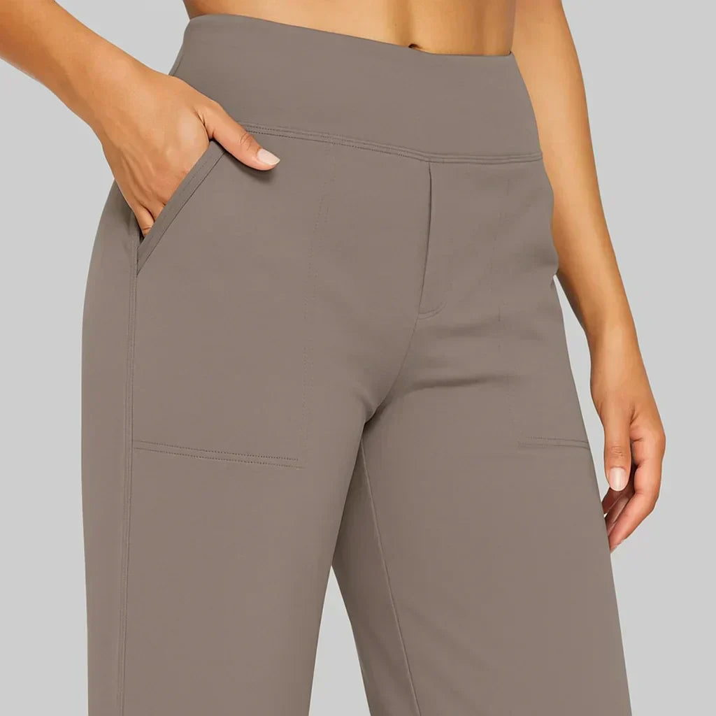 Women's Soft Jersey Pants - Straight Leg Comfort | Spring