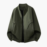 Women's Sport Bomber | Zip Pocket | Spring - Military Green