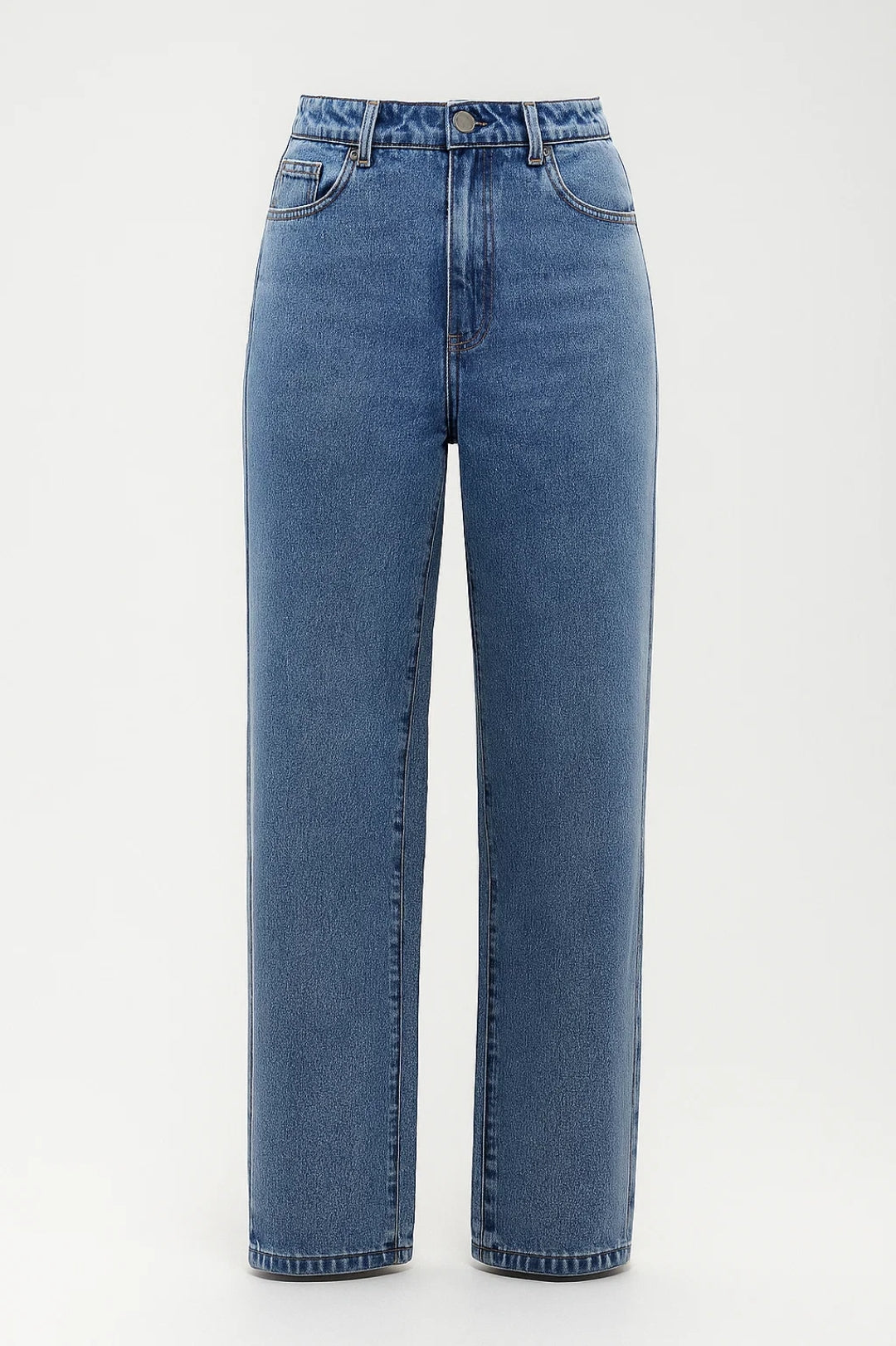 Women's Straight Leg Jeans | High Waist | Autumn