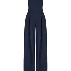 Women's Strapless Jumpsuit | Wide Leg | Tailored | Summer
