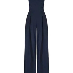 Women's Strapless Jumpsuit | Wide Leg | Tailored | Summer